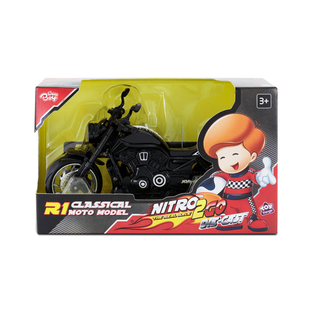Nitro2Go Die-cast R1 Classical Moto Model Assorted