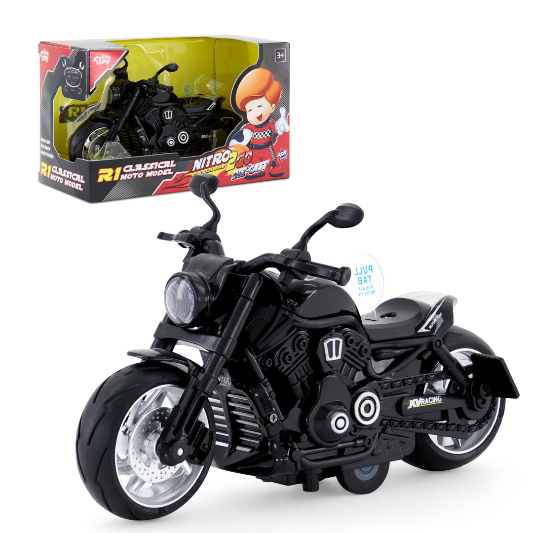 Nitro2Go Die-cast R1 Classical Moto Model Assorted