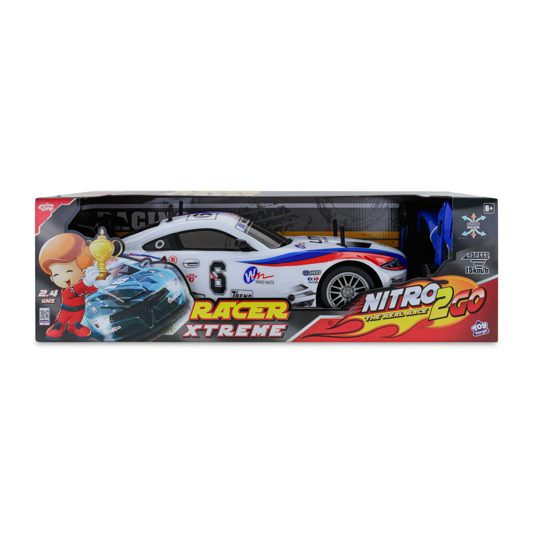 Nitro2Go RC Racer Xtreme (White)