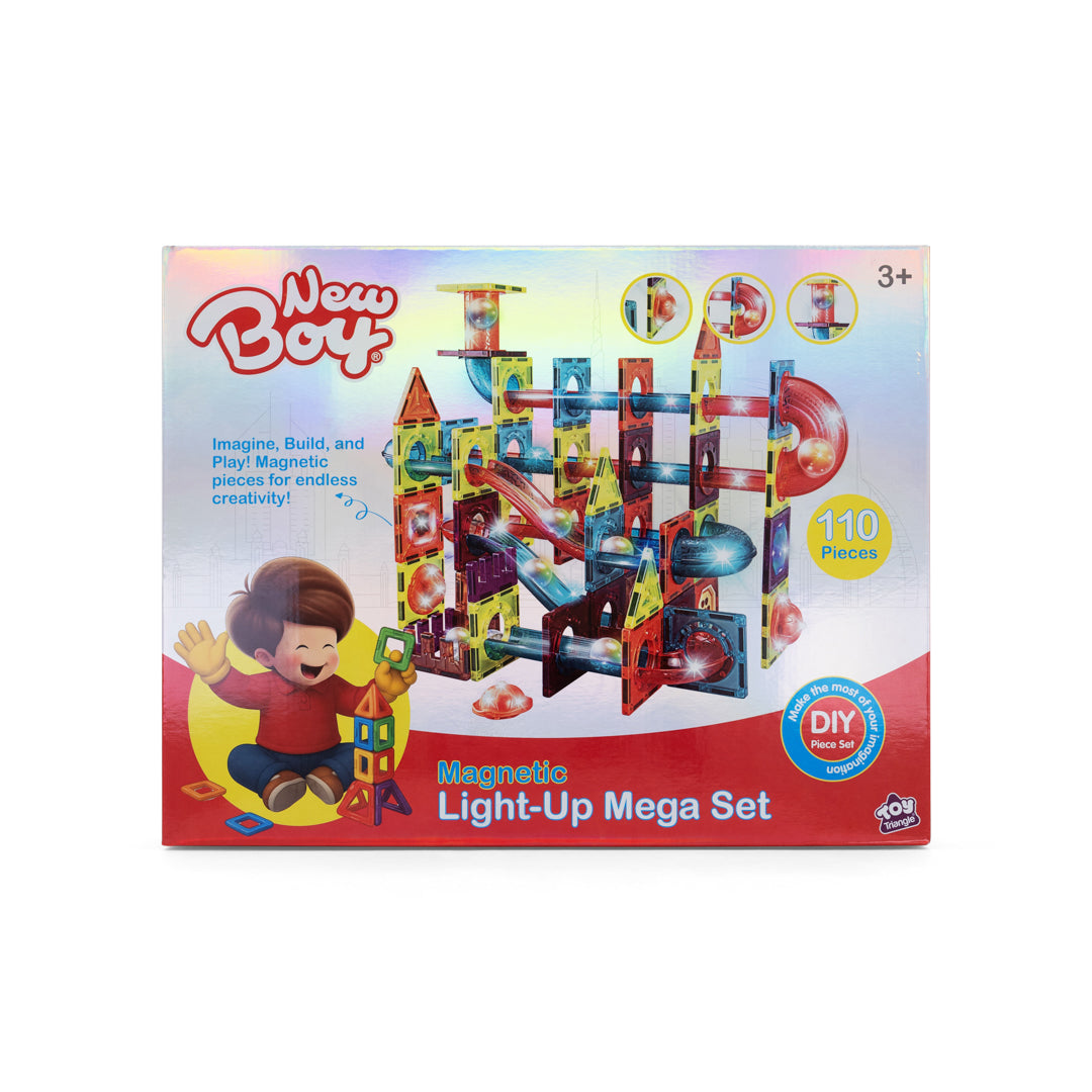 New Boy Magnetic Light-Up Mega Set (110pcs)