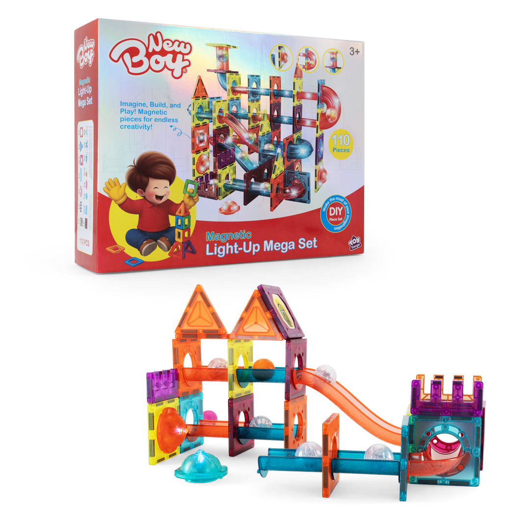 New Boy Magnetic Light-Up Mega Set (110pcs)