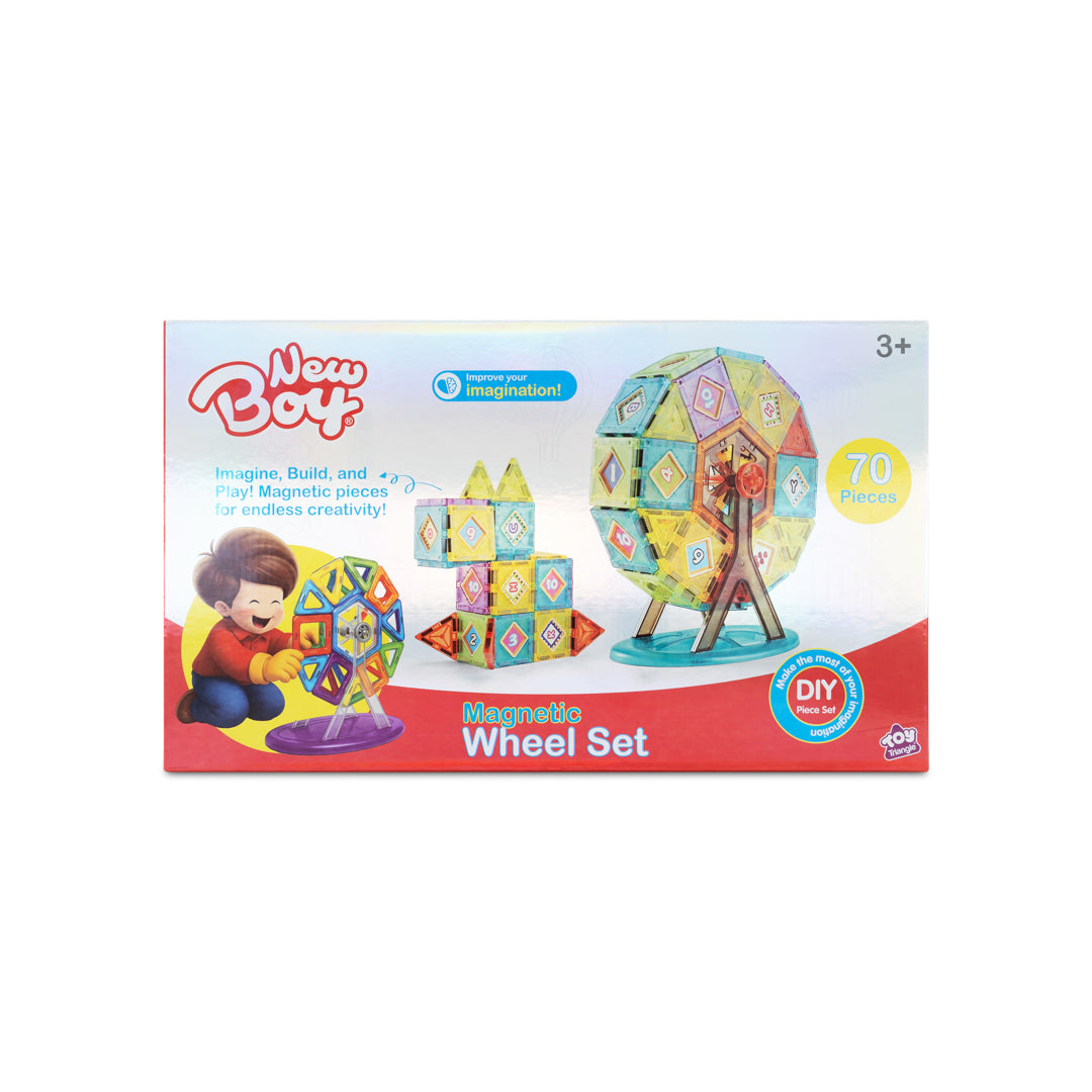 New Boy Magnetic Wheel Set (70pcs)