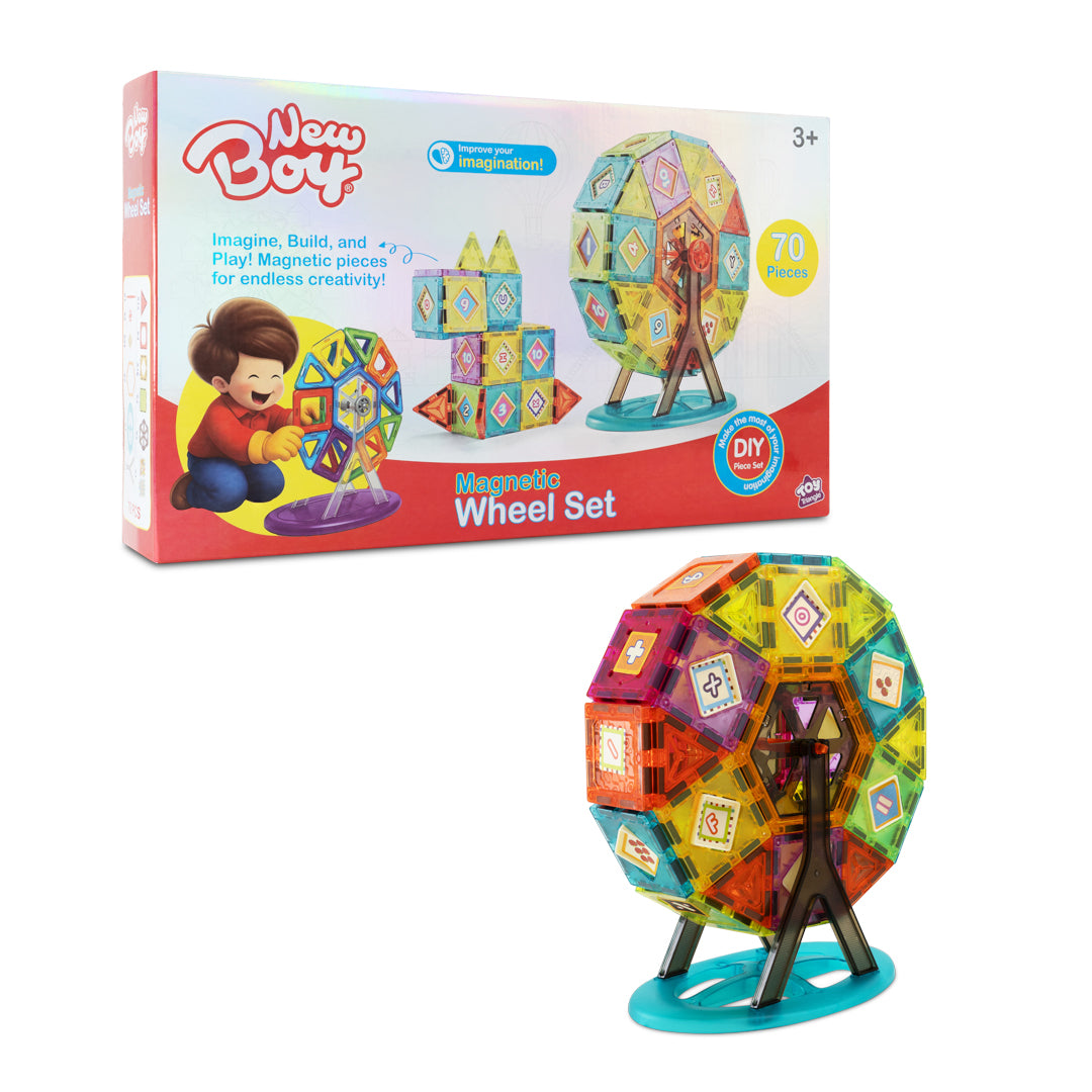 New Boy Magnetic Wheel Set (70pcs)
