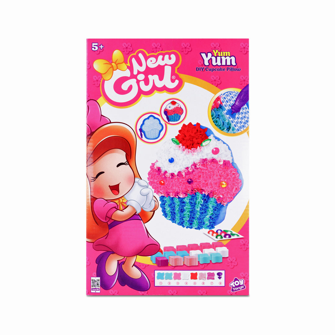 New Girl DIY Pillow Yum Yum Cupcake