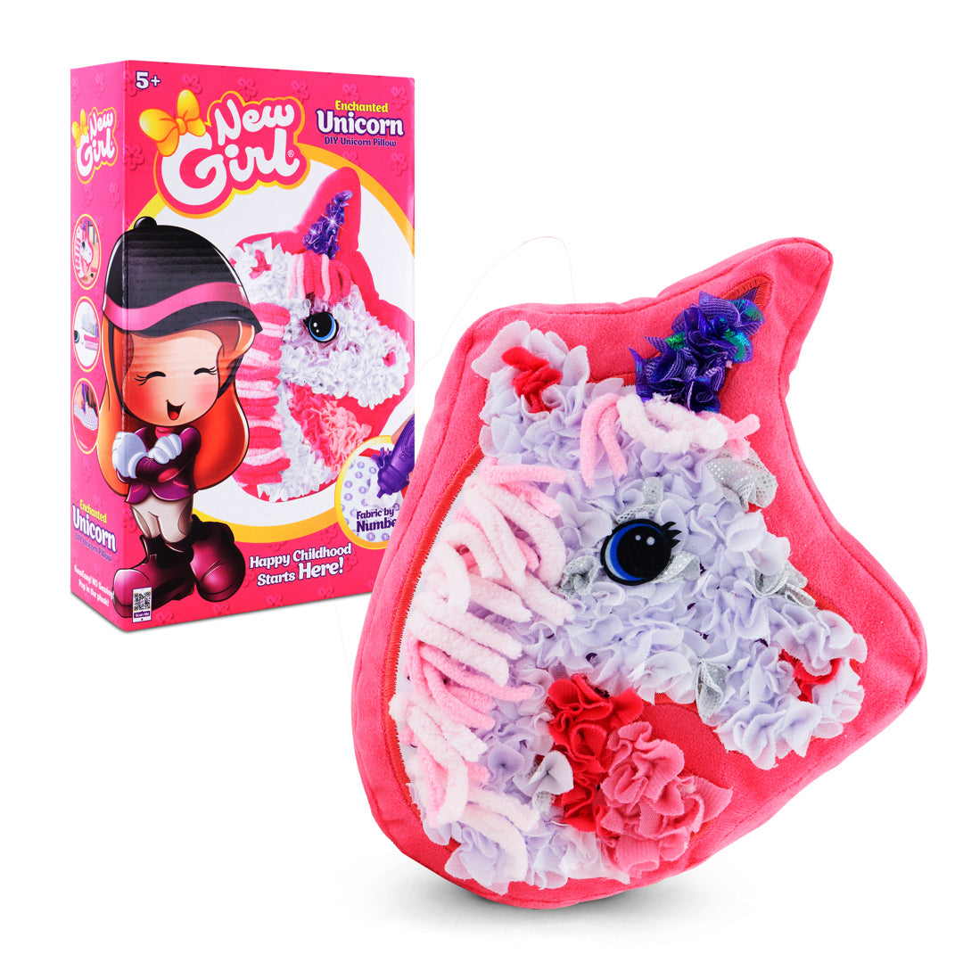 New Girl DIY Pillow Enchanted Unicorn