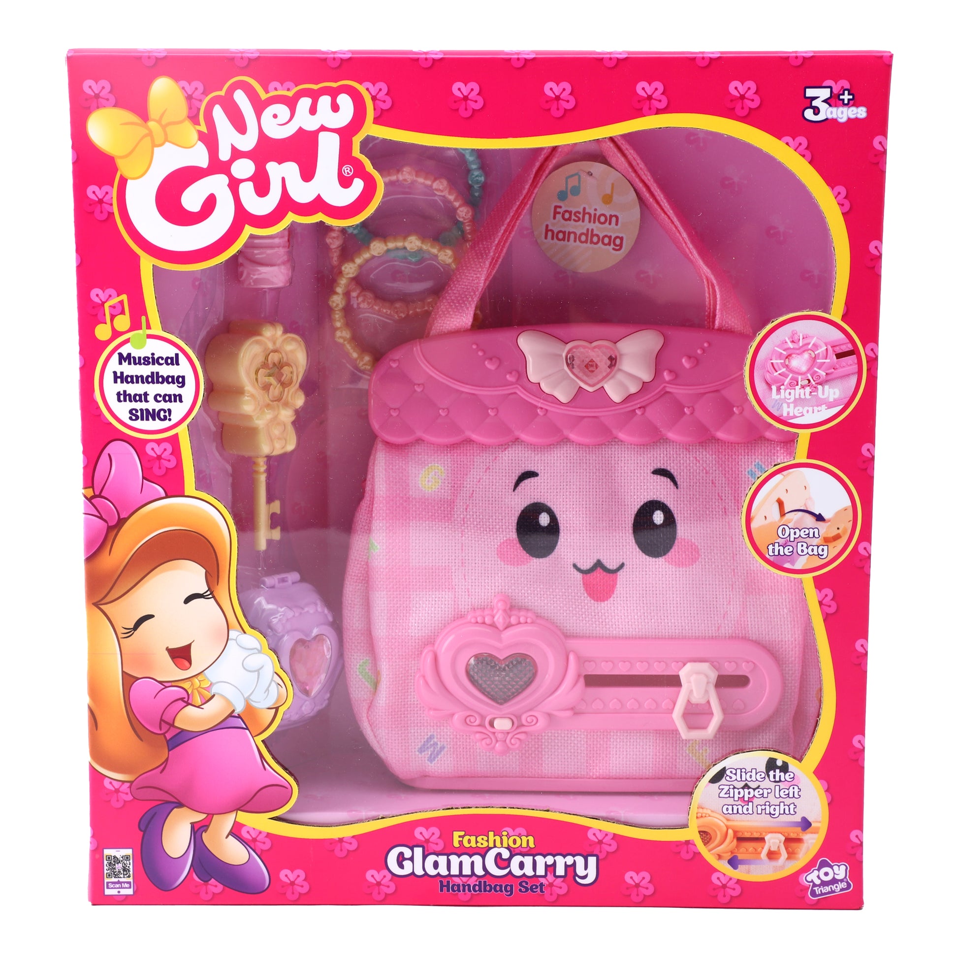 New Girl Fashion Glamcarry Handbag Set
