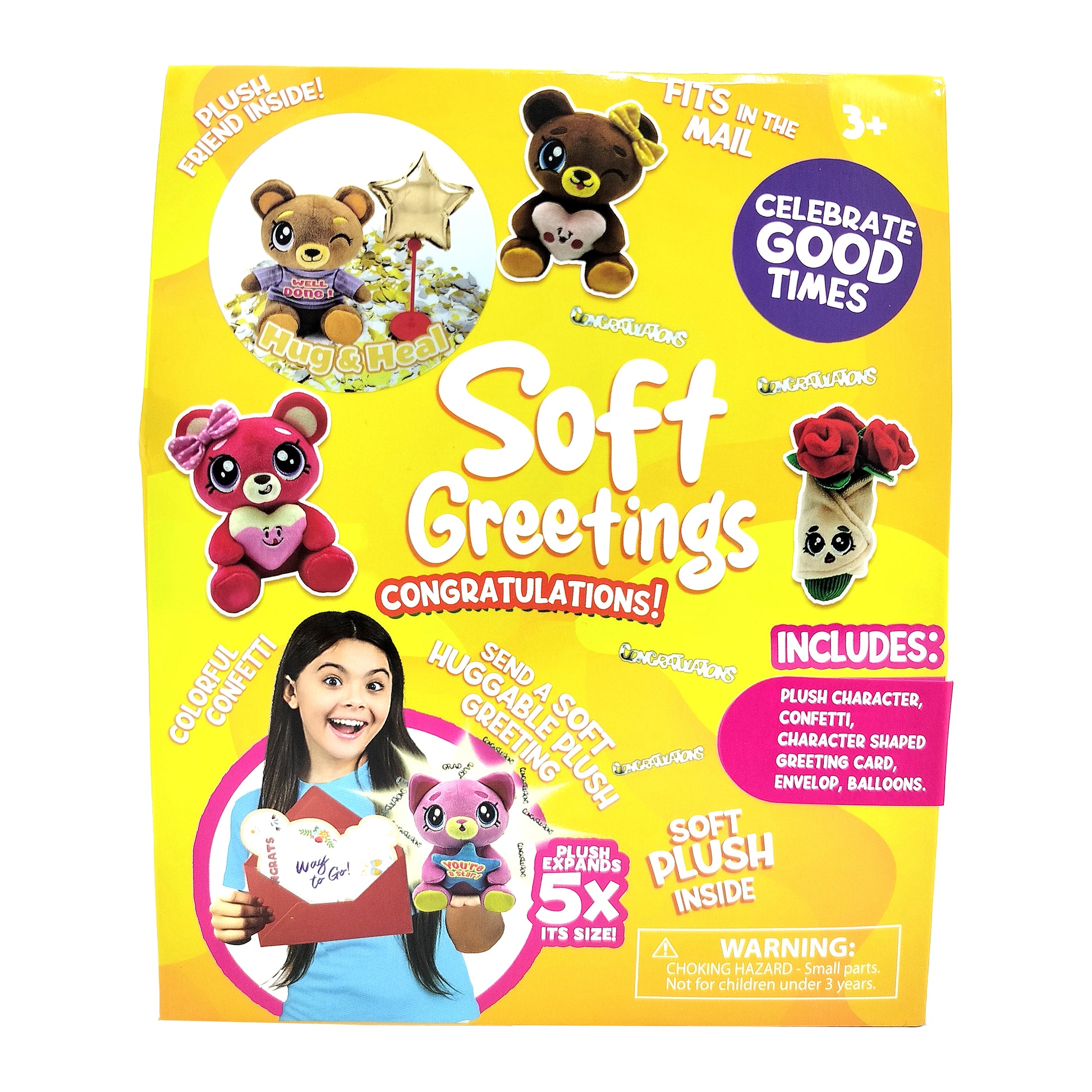 Soft Greetings Congratulations with Balloon