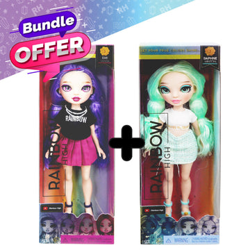 Rainbow High Fashion Doll Bundle – Emi & Minton