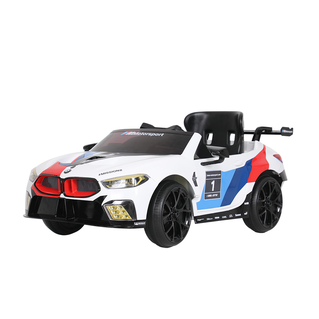 Rollplay BMW M8 GTE Racing, 12V, RC-White