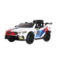 رول بلاي بي ام دبليو M8 GTE ريسينغ، 12 فولت، RC-أبيض