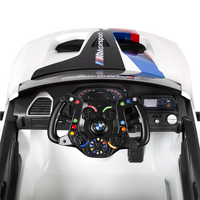 رول بلاي بي ام دبليو M8 GTE ريسينغ، 12 فولت، RC-أبيض