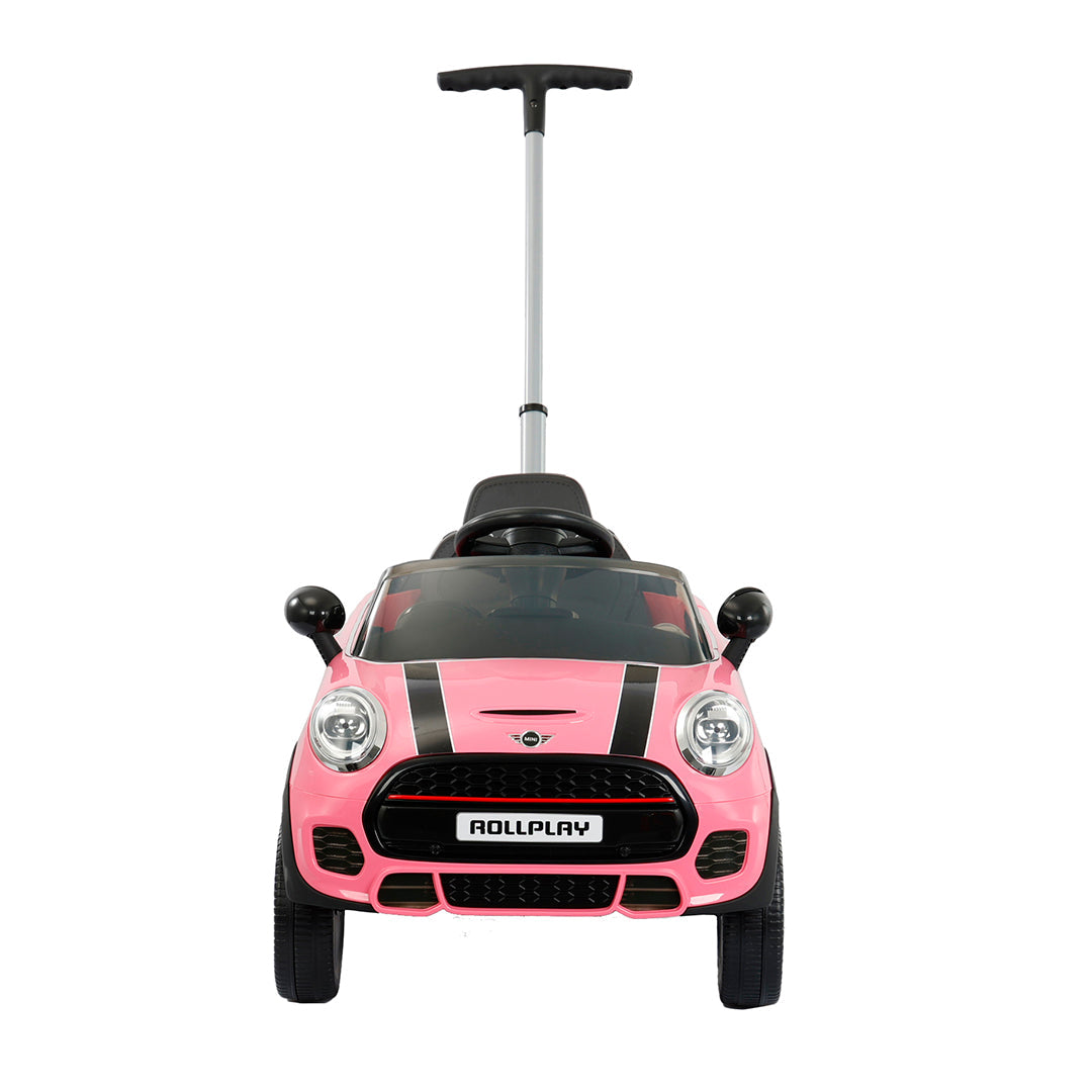 Remote Control Rollplay Mini Cooper Rollplay Mini Cooper Push Car Pink