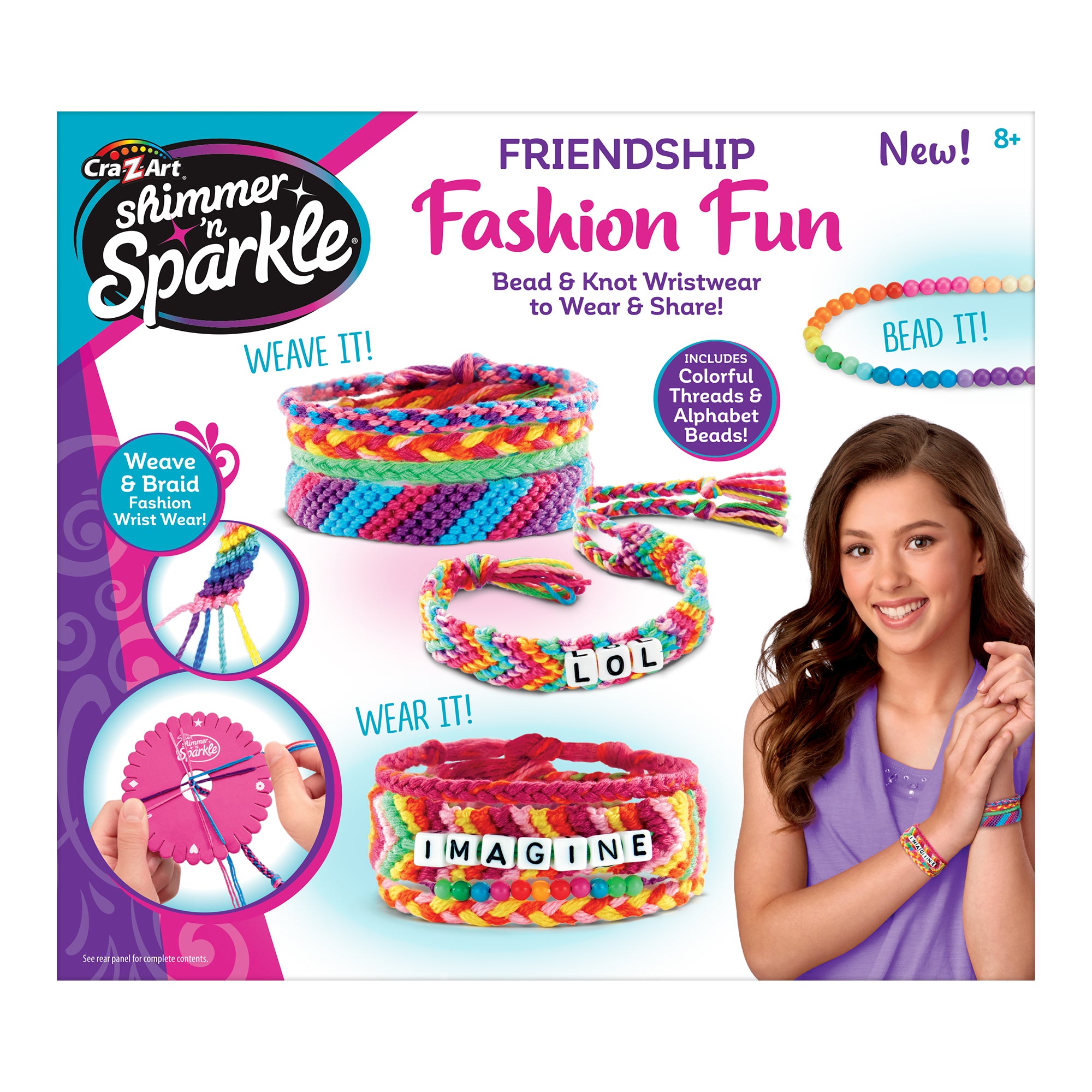 Shimmer N Sparkle A-Z Fashion Bead Bracelet