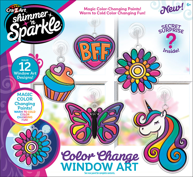 Shimmer 'N' Sparkle Colour Changing Window Art