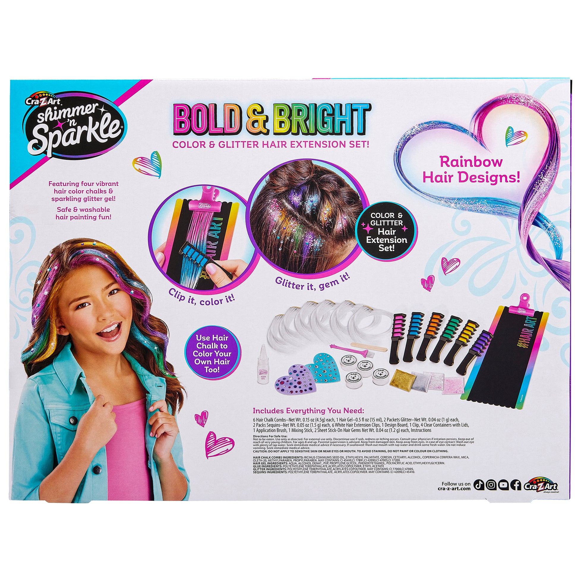 Shimmer N Sparkle FX Hair Extensions Value Set