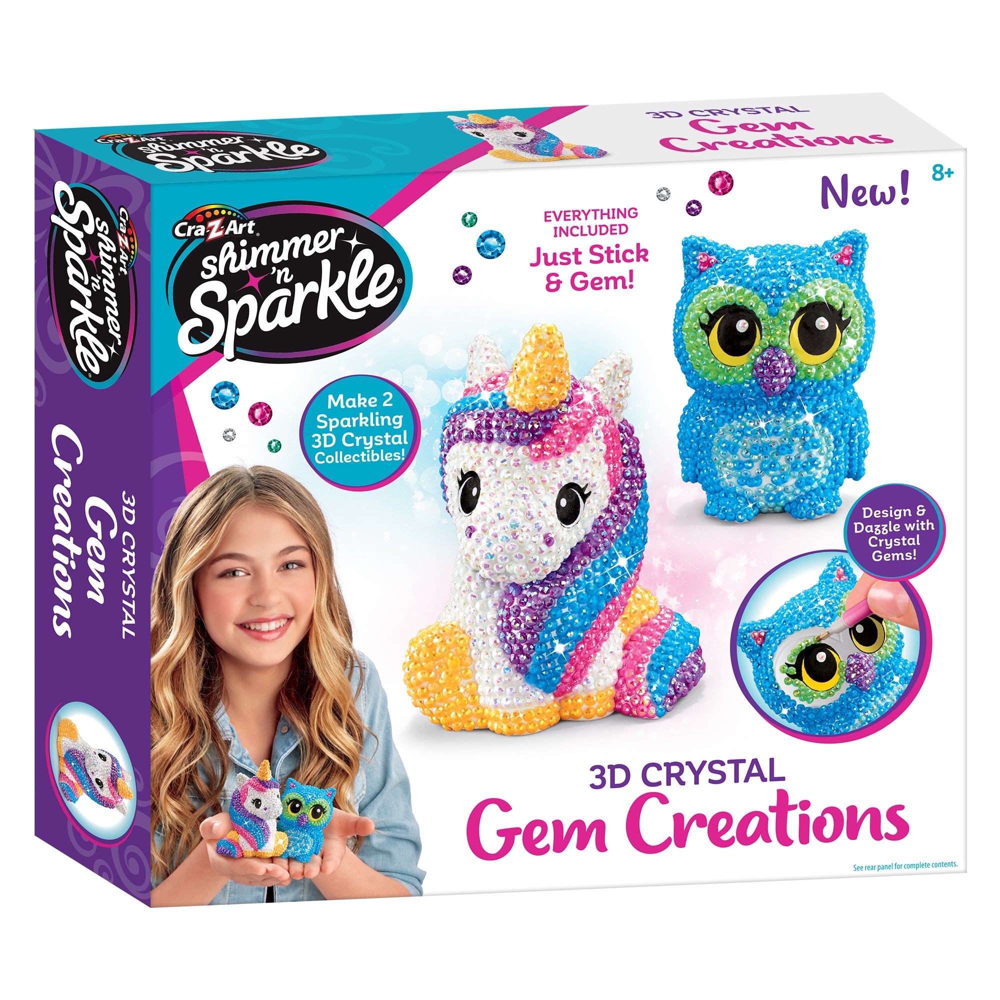 Shimmer N Sparkle 3D Crystal Gem Creations