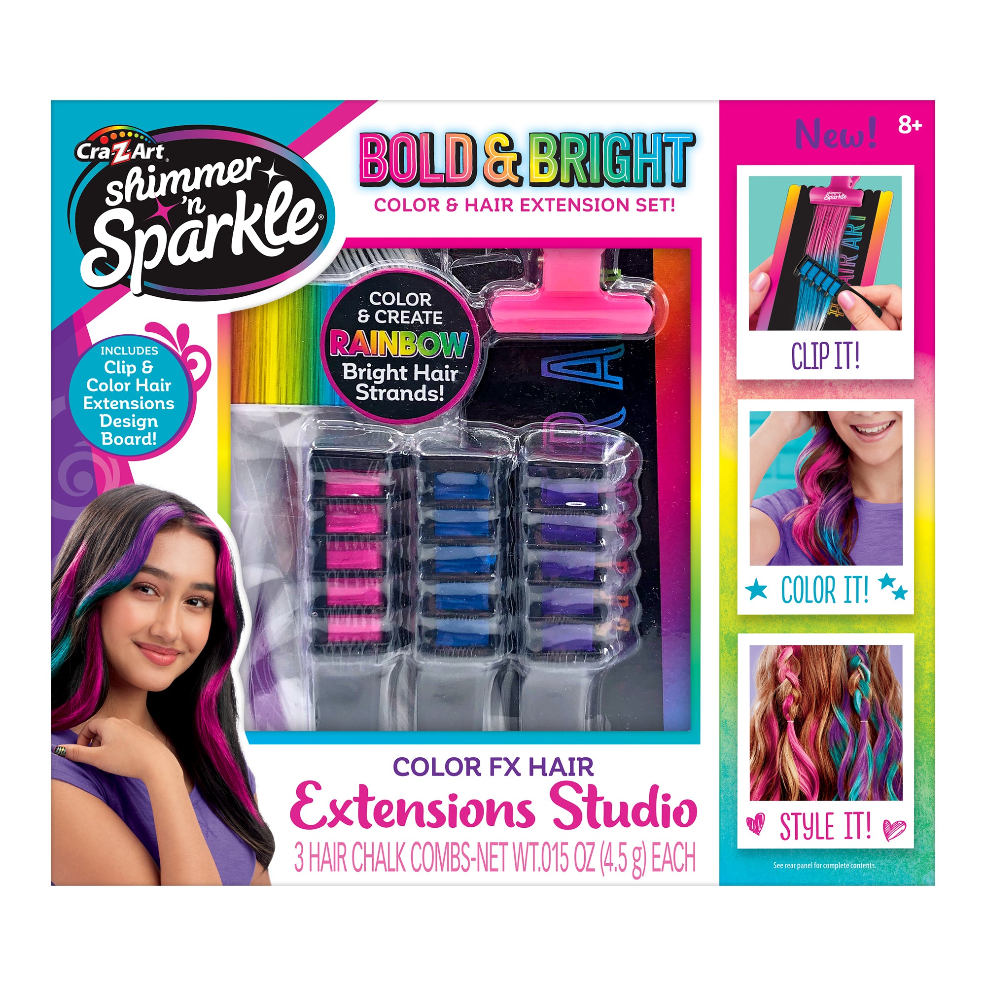 Shimmer N Sparkle Color FX Hair Extensions Studio
