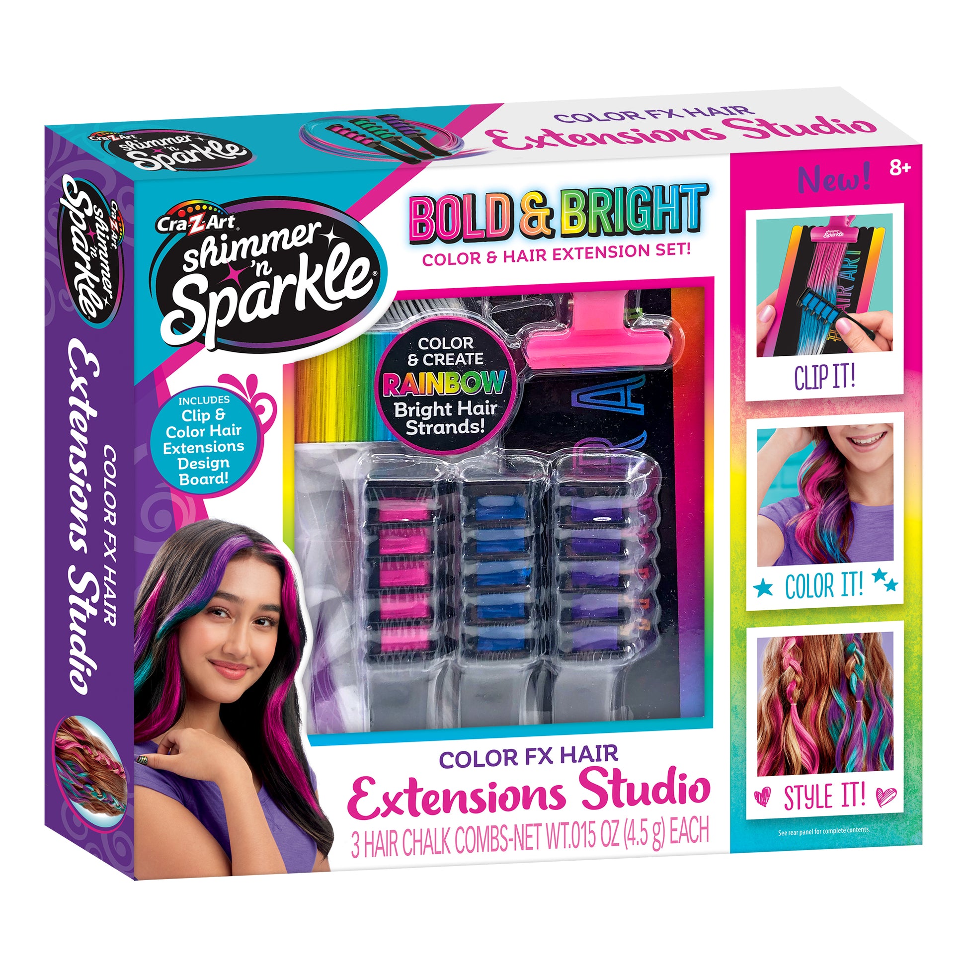 Shimmer N Sparkle Color FX Hair Extensions Studio
