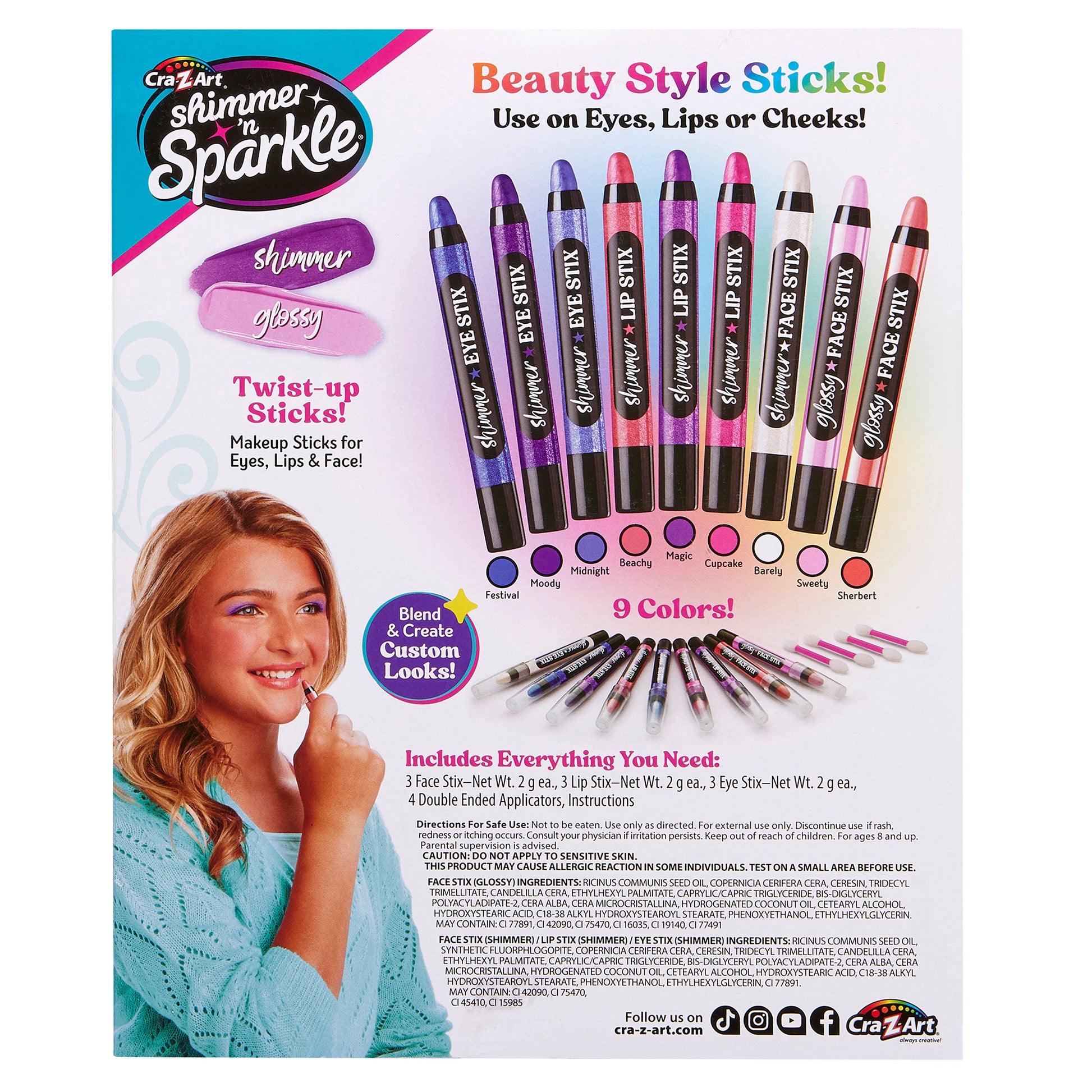 Shimmer N Sparkle Twist up Beauty Sparklers