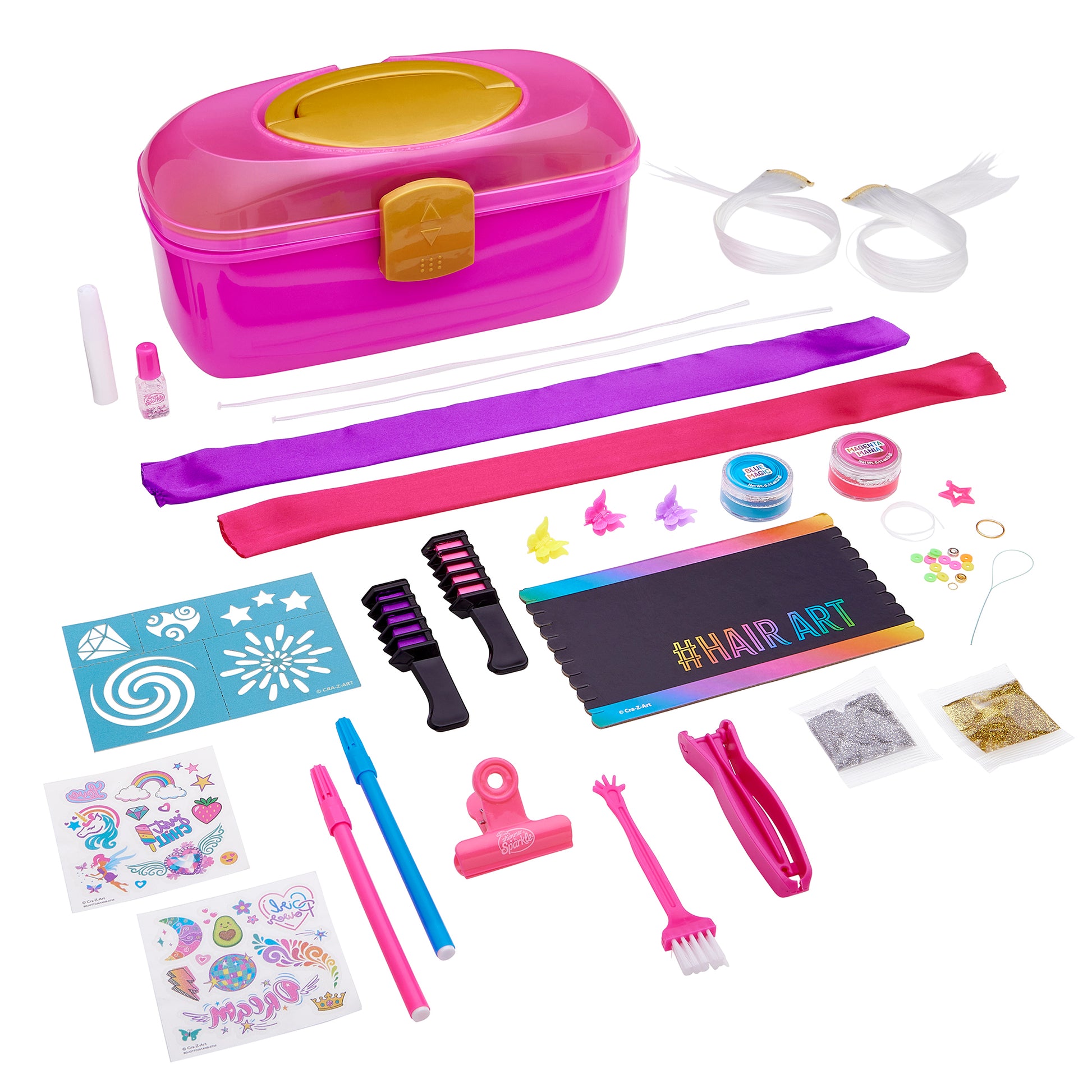 Shimmer N Sparkle 2 in 1 Hair and Body Creations Caddy