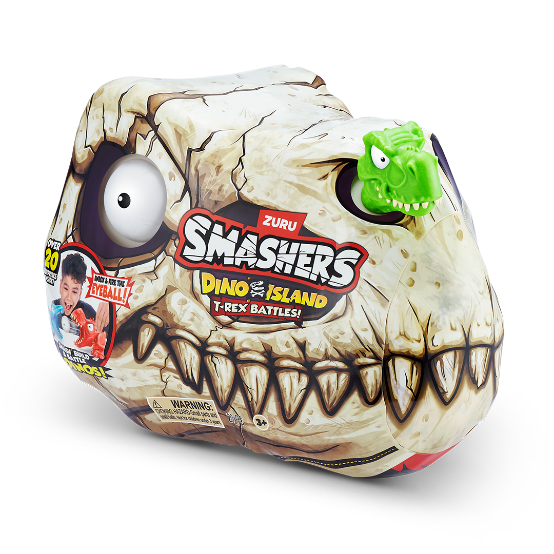 Smashers Dino Island T-Rex Battle Playset (Medium) (S1)