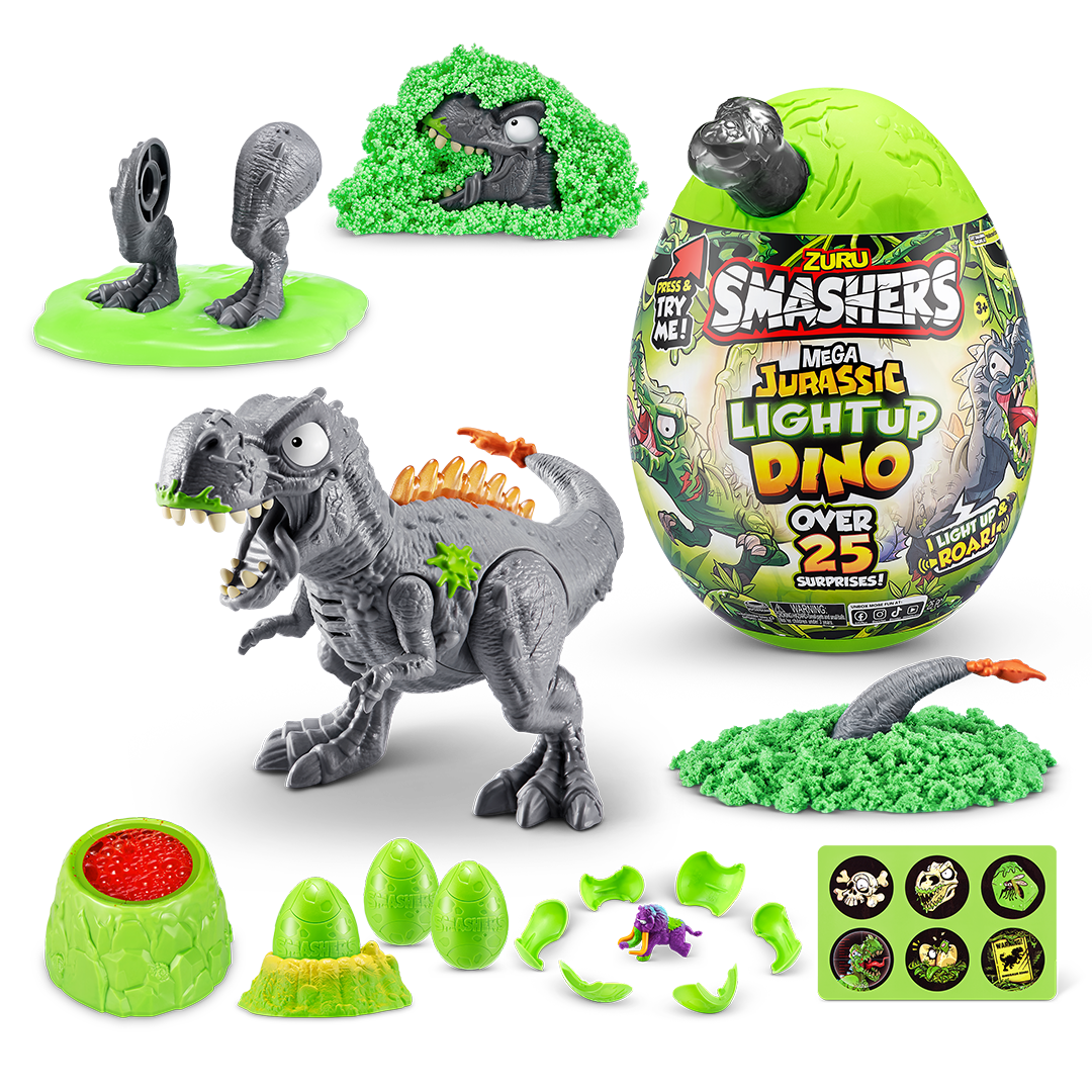 Smashers Dino Island T-Rex Battles Playset