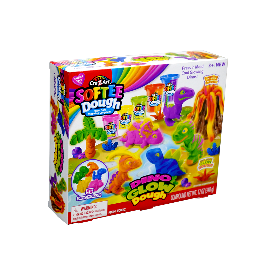 Softee Dough Dino Glow Dough