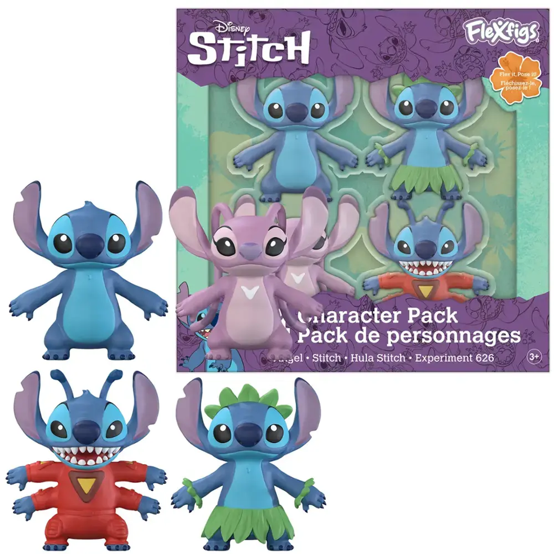 SF+ファンタジー+ホラー Figure DISNEY STITCH 4-Pack Disney Stitch 4 Character Pack