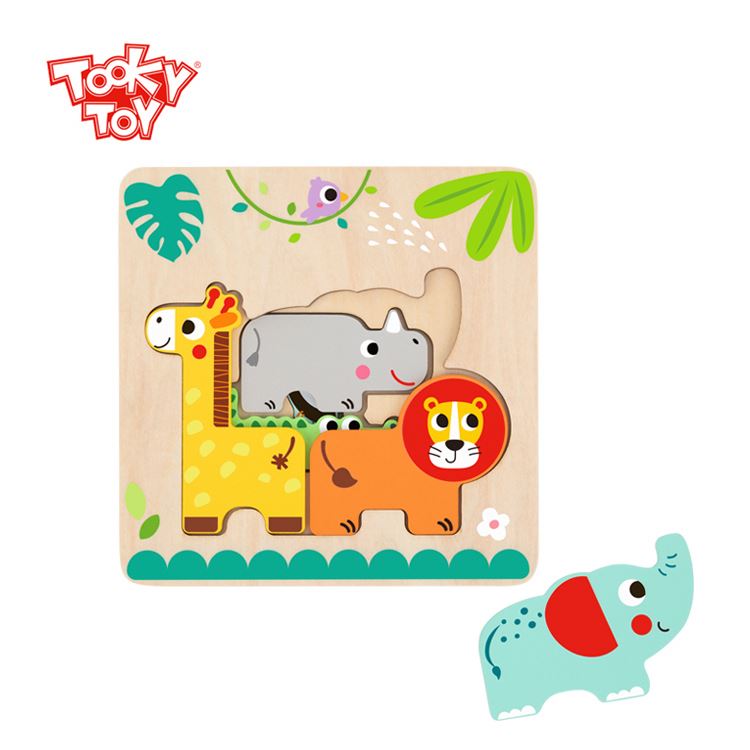Tooky Toy Multi-layered Animal Puzzle
