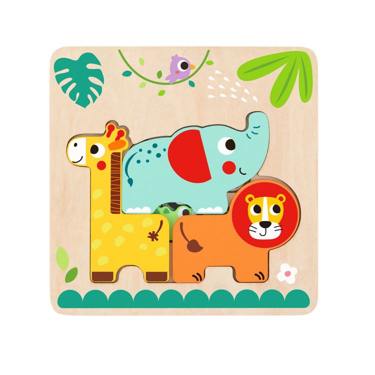 Tooky Toy Multi-layered Animal Puzzle