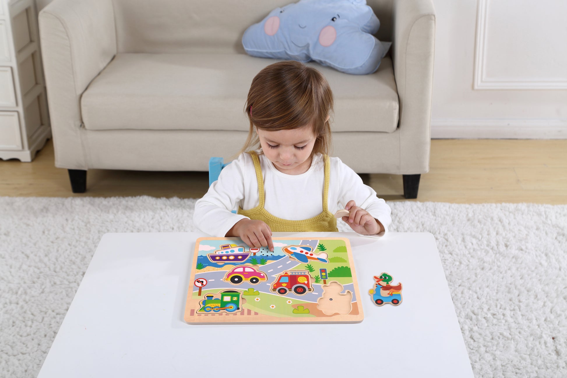 Tooky Toy  Sound Puzzle - Vehicle