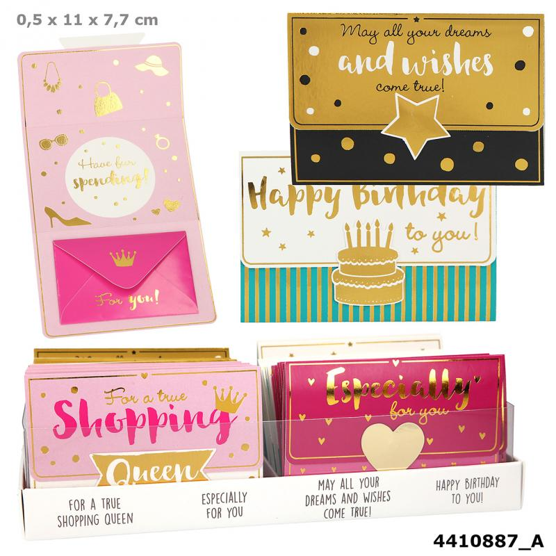 TOPModel WISH FULFILLER Card With Money-Envelope -1pc