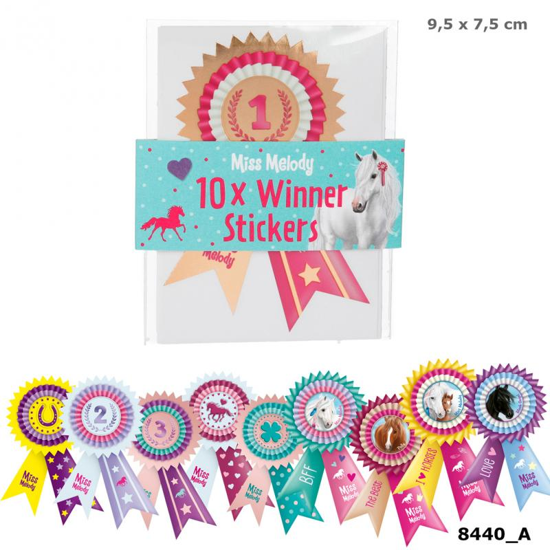 TOPModel Miss Melody Wner Stickers