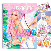 TOPModel Create Your TM Colouring Book Fantasy