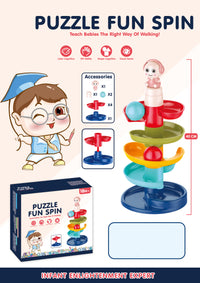 Play & Learn infant spin toy with Light & Music