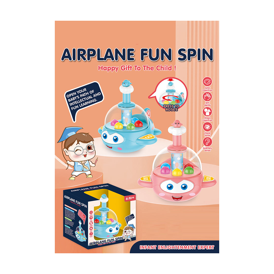 Play & Learn Infant Airplane Toy With Light & Music