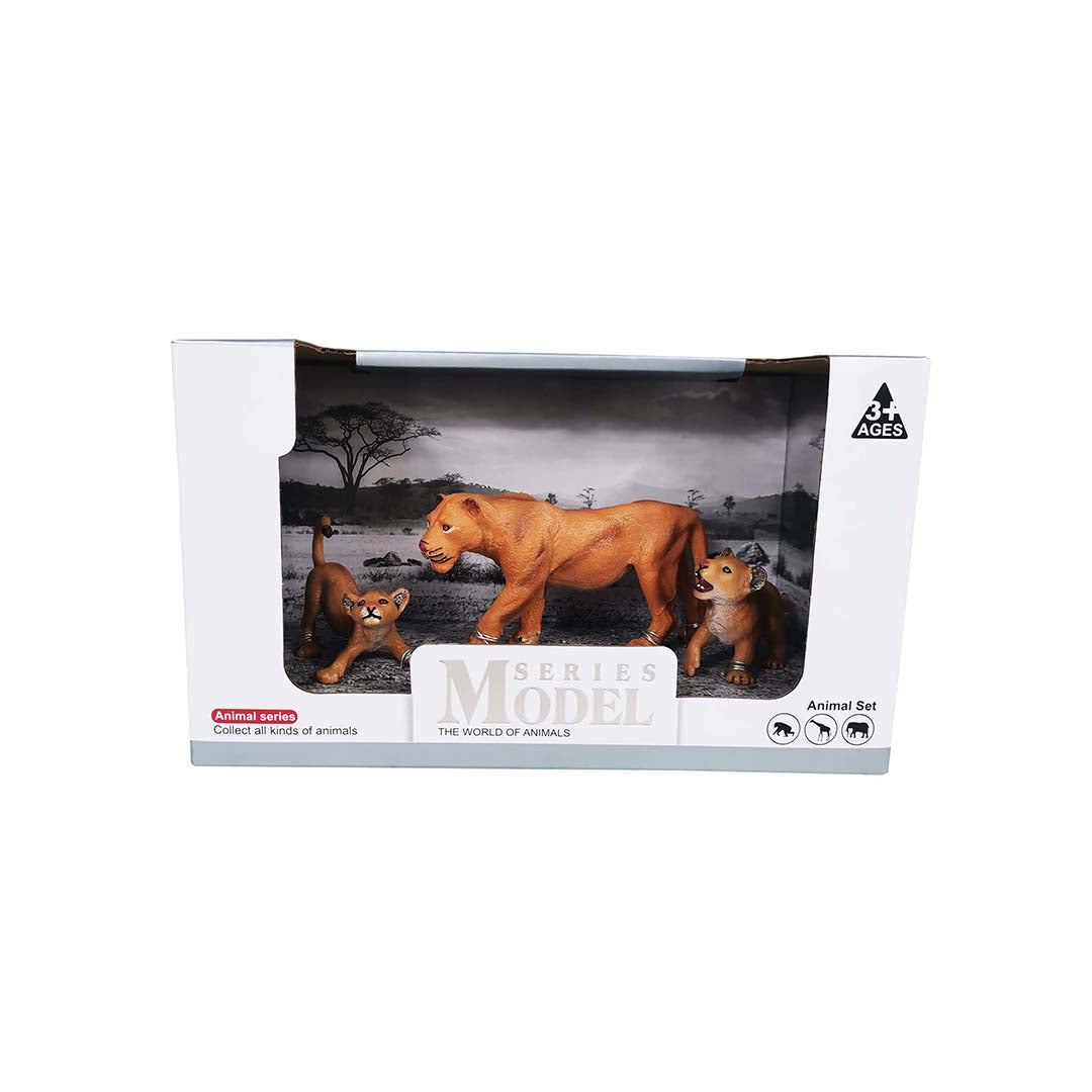 TTC Model Series Animal Figure Lion 3pcs Set