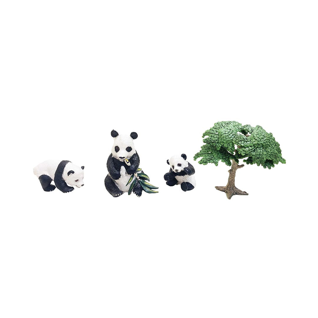 TTC Model Series Animal Figure Panda 3pcs Set