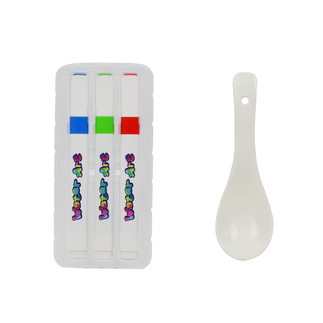 Water Art 3pk Markers & Spoon