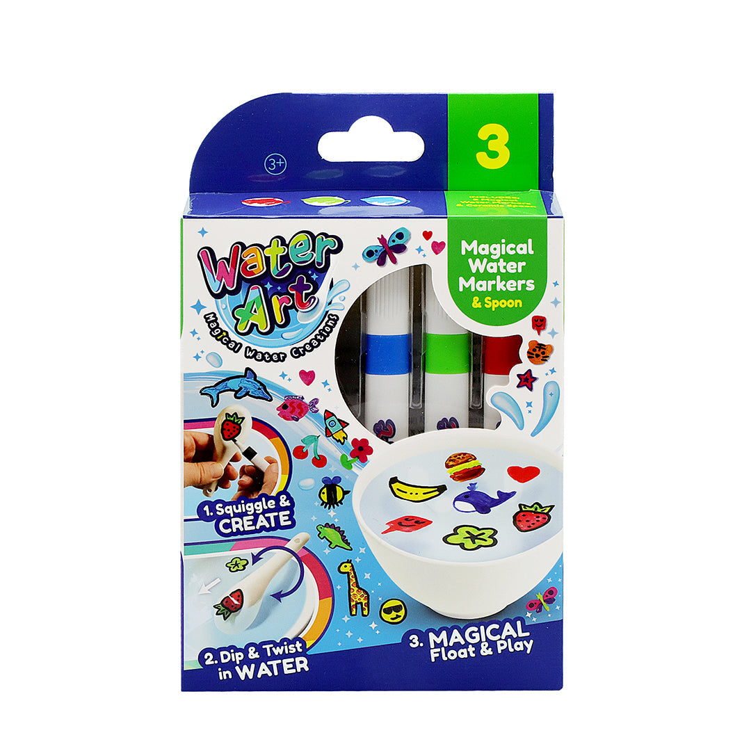 Water Art 3pk Markers & Spoon