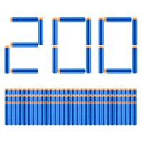 إكس شوت إنسانيتي ريفيل دارتس (200 قطعة)