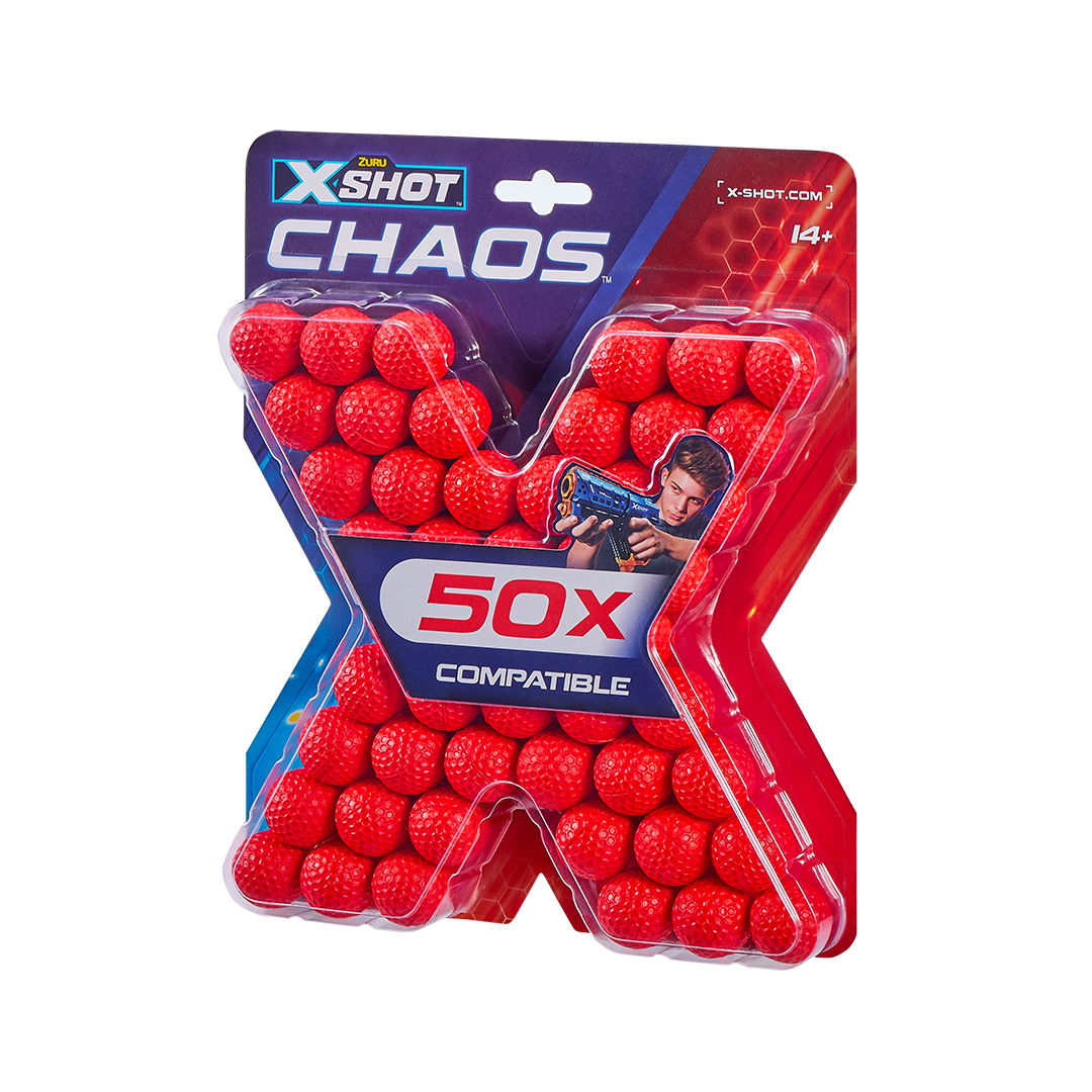 X-SHOT Chaos 50 Dart Balls Refill