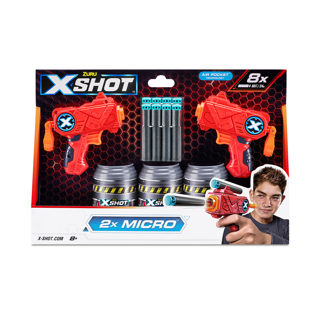 X-Shot Excel Double Micro (3Cans/8Darts)