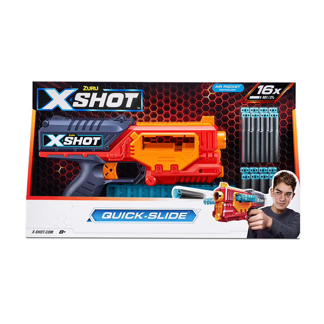 X-Shot Excel Quick Slide (16Darts)