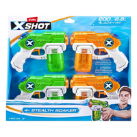 X-Shot Water Small Stealth Soaker 4 pack