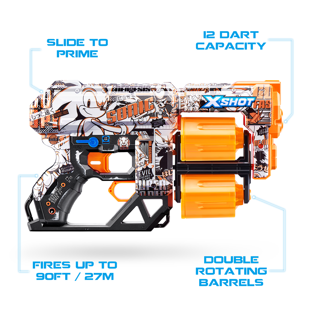 X-Shot Skins Dread Sonic (12 Darts)