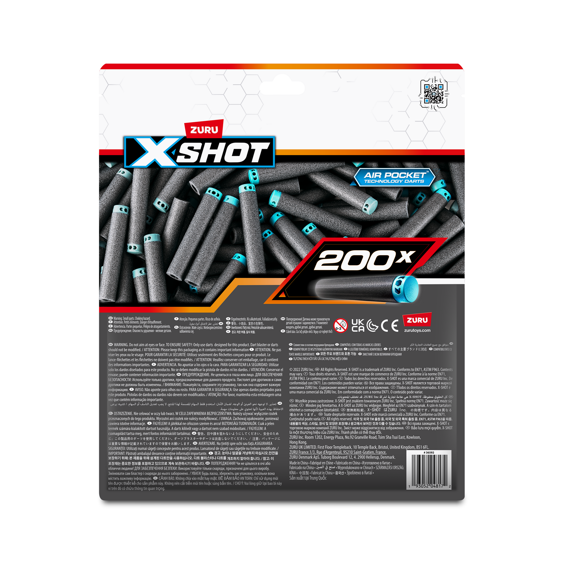 X-Shot Excel Refill Darts 200pcs