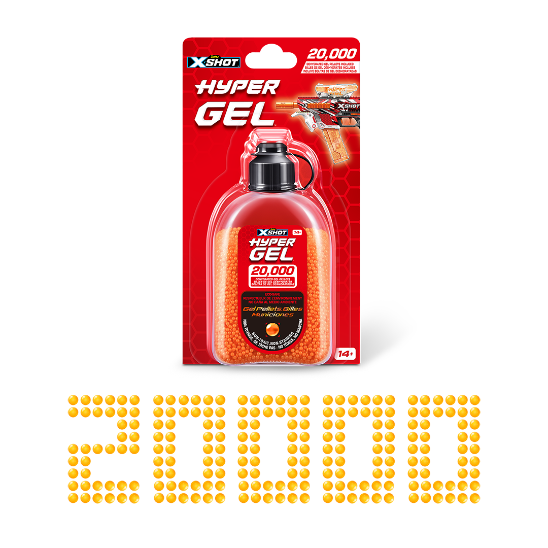 X-Shot Hyper Gel Refill (20,000 Gel Pellets)