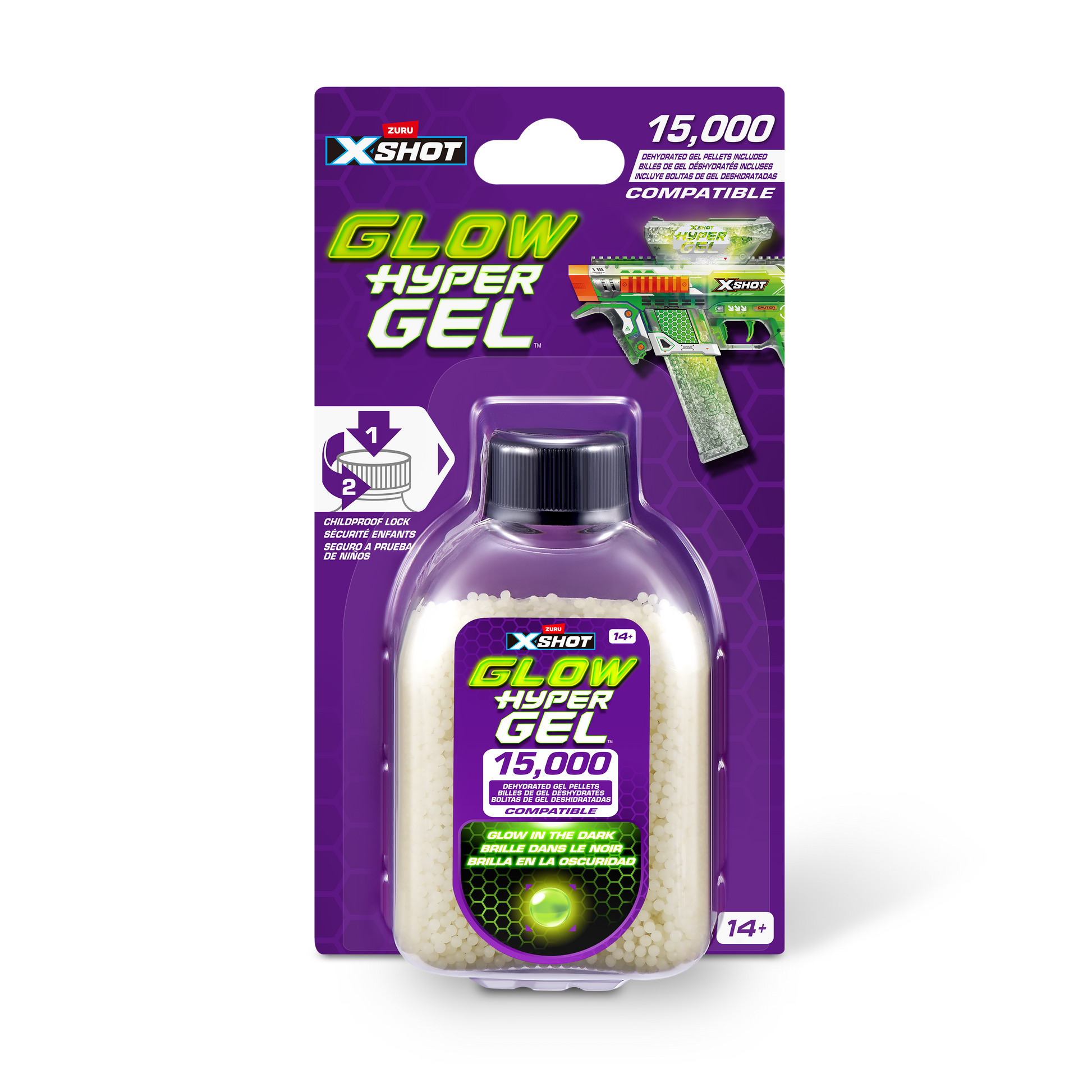 X-Shot Hyper Gel Glow In The Dark Gellet Refill (15,000pcs)