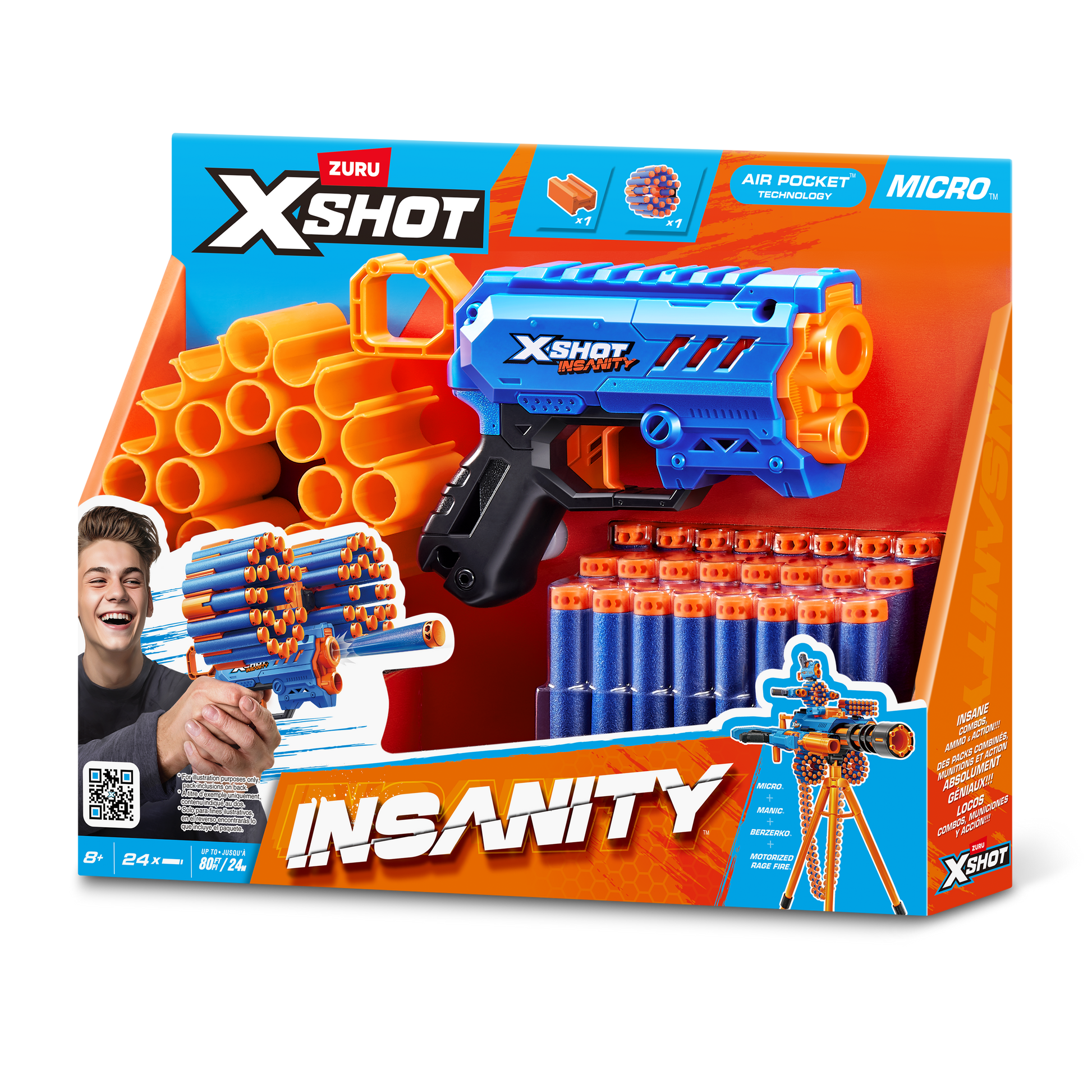 X-Shot Insanity Micro (24 Darts)